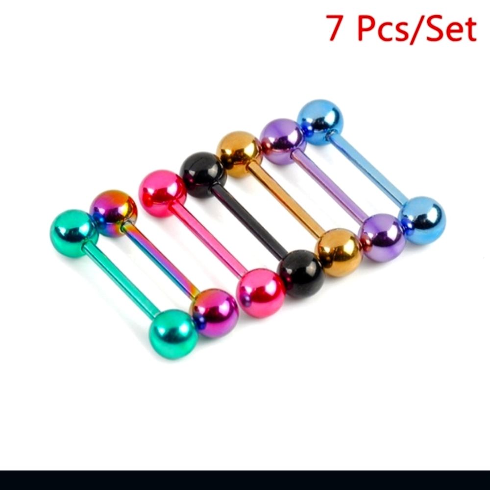 7 piece set body jewelry